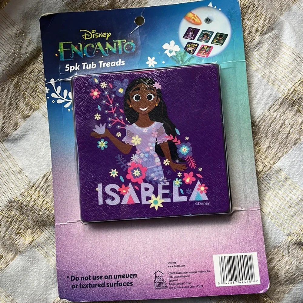 Disney Encanto 5 pm tub threads NWT sealed in package